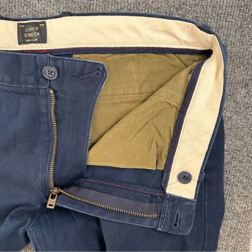 J. Crew Men’s 484 Slim Fit Stretch Chino Pants Preppy Classic Twill Pants 32x30